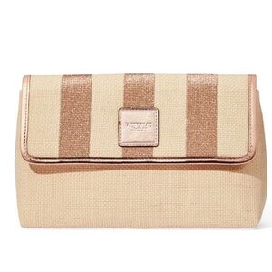 Victoria’s Secret Straw Clutch | Resort Vacation Nautical Bag | NWT